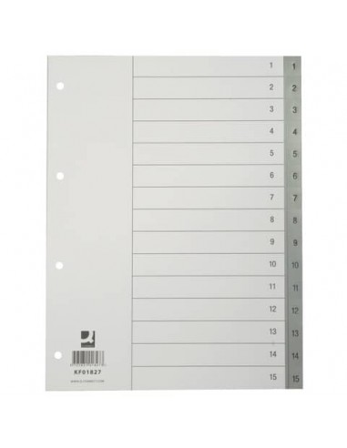 Divisore numerico Q-Connect grigio 22