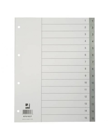 Divisore numerico Q-Connect grigio 22