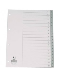 Divisore numerico Q-Connect grigio 22