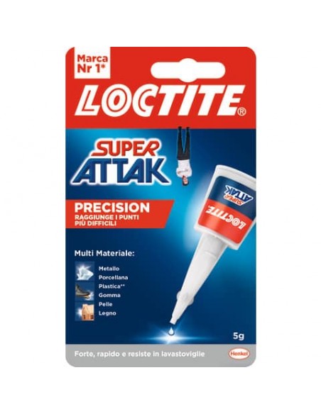 Colla Loctite Super Attak Precision 5 g. trasparente 2632228