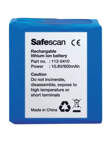 Batteria al litio ricaricabile  LB-105 per rilevatore banconote Safescan 155-S nero - 112-0410
