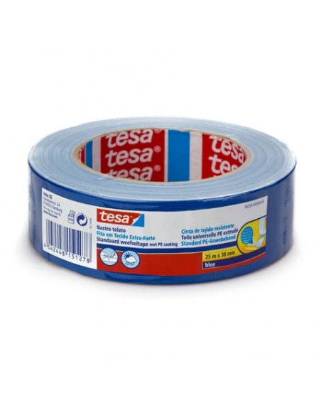 Nastri adesivi in tela tesa TELATO 38 mm x 25m blu 56359-00002-00
