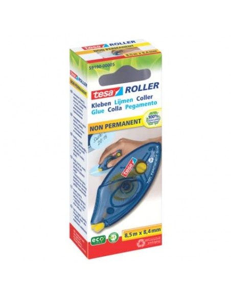 Colle roller tesa non permanente monouso ecoLogo® 8