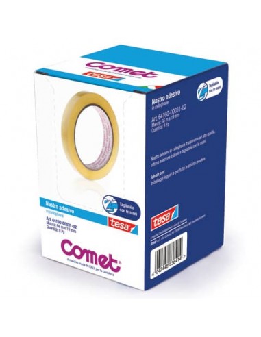 Nastri adesivi trasparenti Comet CELLO 64-160 cellophane 19 mm x 66 m conf. 8 pezzi - 64160-00031-02