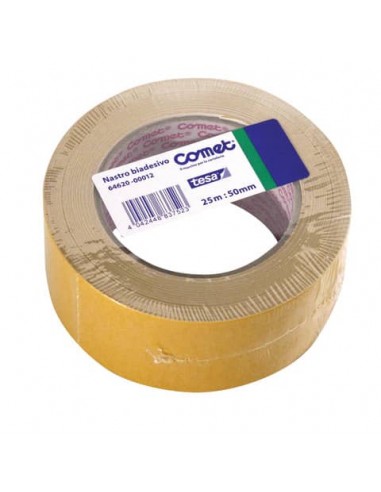 Nastro biadesivo Comet per pavimenti universale - Permanente 50 mm x 25 m 64620-00012-00
