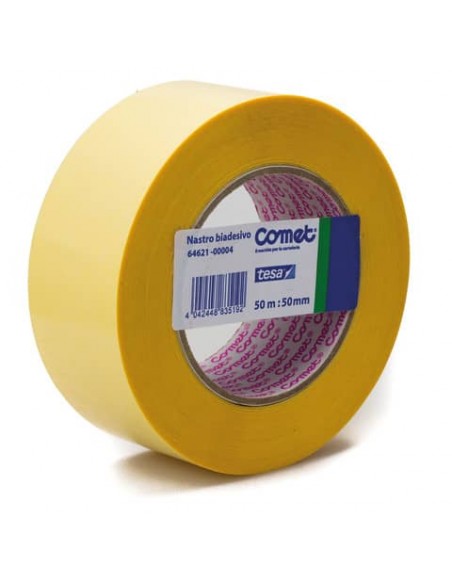 Nastro biadesivo Comet OPP trasparente 50 mm x 50 m - polipropilene senza solvente - 64621-00004-02