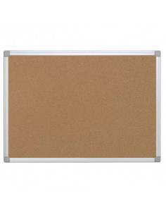 EC - Pannello in sughero Q-Connect 60x45 cm con cornice in alluminio KF03560