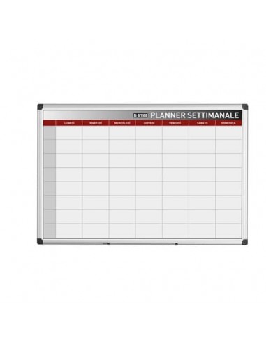 Planning Bi-office settimanale magnetico 90x60 cm bianco GA03266170