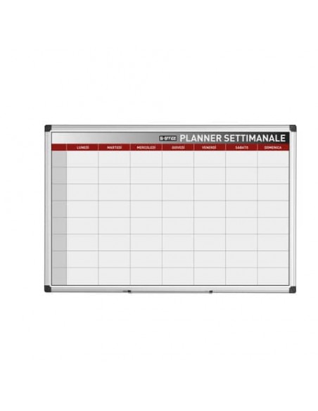 Planning Bi-office settimanale magnetico 90x60 cm bianco GA03266170