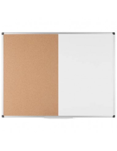 Pannelli Bi-office Maya combinata sughero/acciaio 90x60 cm. bianco XA0303170