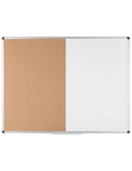 Pannelli Bi-office Maya combinata sughero/acciaio 90x60 cm. bianco XA0303170