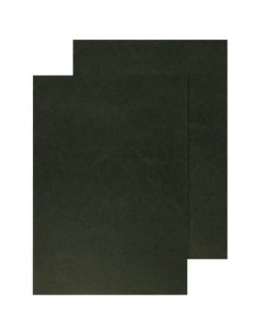 Copertina per rilegatura Q-Connect A4 250 g/m² nero goffrato conf. 100 pezzi - KF00501