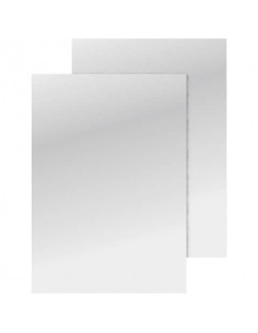 Copertina per rilegatura Q-Connect A4 250 g/m² bianco lucido conf. 100 pezzi - KF00498
