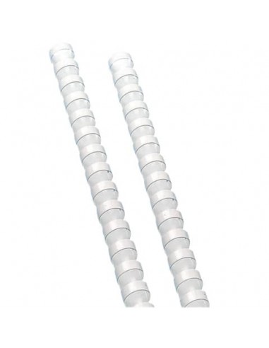 Dorsi a spirale Q-Connect A4 bianco 12 mm - fino a 95 fogli Conf. 100 pezzi - KF24023