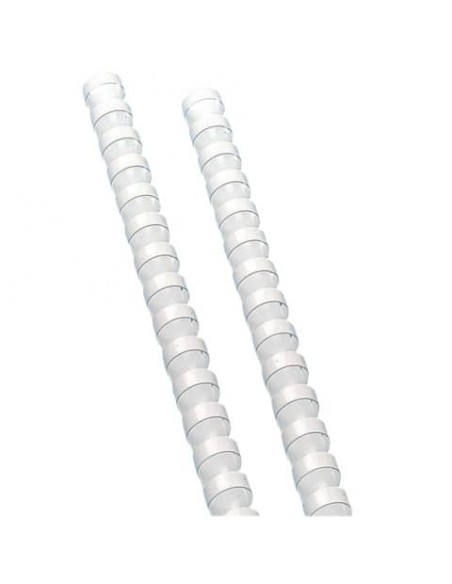 Dorsi a spirale Q-Connect A4 bianco 12 mm - fino a 95 fogli Conf. 100 pezzi - KF24023