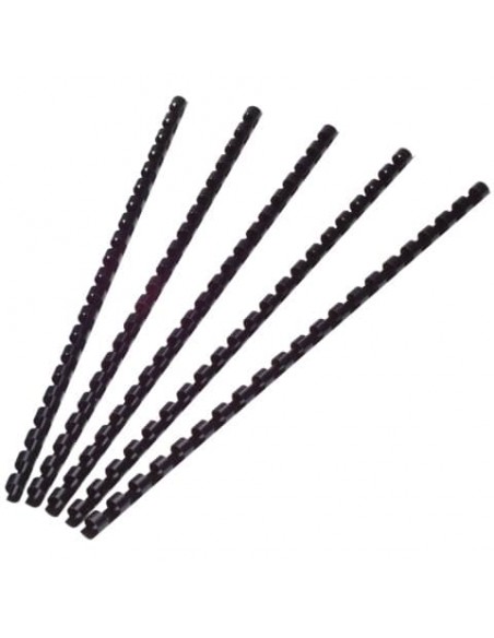 Dorsi a spirale Q-Connect A4 nero 8 mm - fino a 45 fogli Conf. 100 pezzi - KF24018