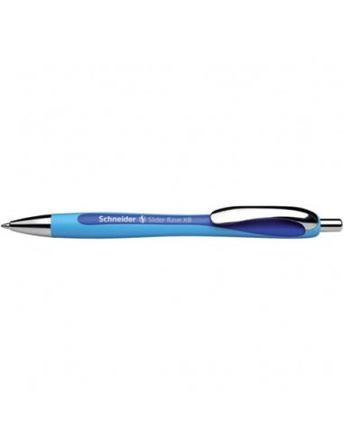 Penna a sfera a scatto Schneider Slider Rave ricaricabile tratto XB blu P132503