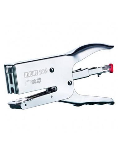 Cucitrice a pinza Novus B39 cromata - fino a 50 fogli H106039