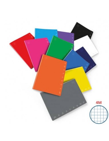 Quaderno 40 fogli Pigna Monocromo A5 4mm assortiti 0221778-7