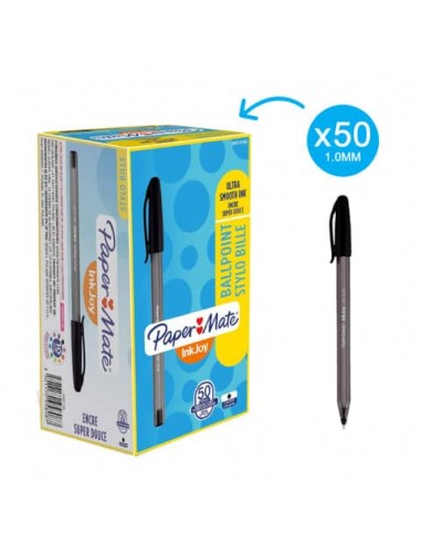 Penna a sfera stick Paper Mate Inkjoy 100 CAP ULV M 1 mm nero S0957120