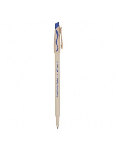 Penna a sfera stick Paper Mate Replay cancellabile M 1 mm blu 2109256