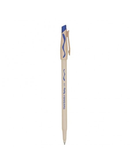 Penna a sfera stick Paper Mate Replay cancellabile M 1 mm blu 2109256