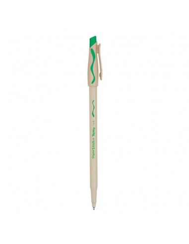 Penne a sfera stick Paper Mate Replay cancellabile M 1 mm verde S0183001