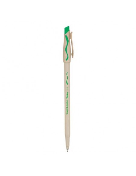 Penne a sfera stick Paper Mate Replay cancellabile M 1 mm verde S0183001