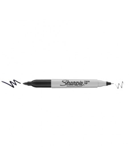 Marcatore permanente Sharpie Twin Tip EF F a doppia punta conica 1-0