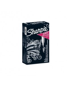 Marcatore permanente Sharpie Metallic F punta conica 3 mm argento 1891063
