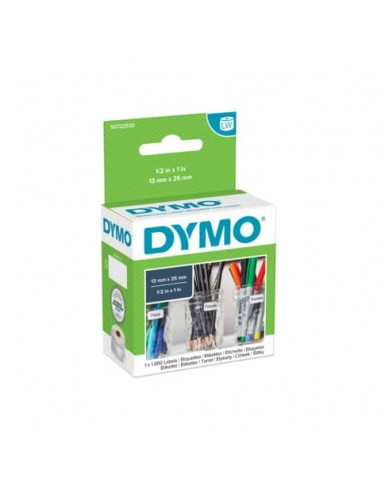 Rotolo da 1000 etichette Dymo LabelWriter multiuso 25x13 mm bianco S0722530