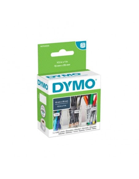 Rotolo da 1000 etichette Dymo LabelWriter multiuso 25x13 mm bianco S0722530