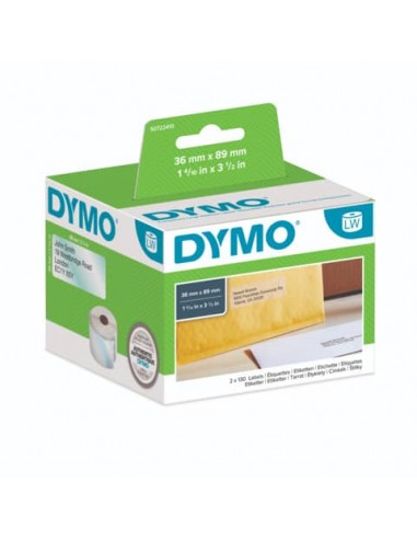 Rotolo da 260 etichette Dymo LabelWriter Indirizzi Estesi 89x36 mm trasparente S0722410