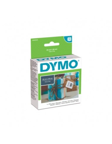 Rotolo da 750 etichette Dymo LabelWriter multiuso quadrate 25x25 mm bianco S0929120