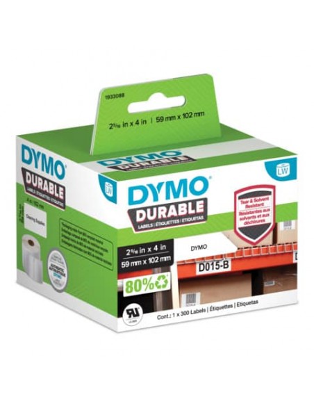 Rotolo da 300 etichette Dymo LabelWriter durable multiuso 102x59 mm bianco 2112290