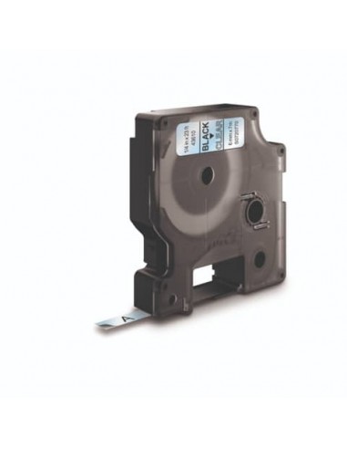 Nastro per etichettatrici Dymo D1 6 mm x 7 m nero/trasparente S0720770