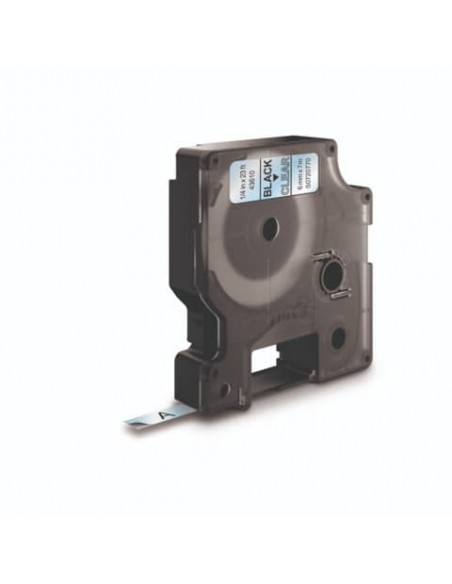 Nastro per etichettatrici Dymo D1 6 mm x 7 m nero/trasparente S0720770