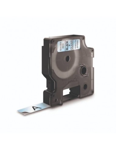 Nastro per etichettatrici Dymo D1 12 mm x 7 m nero/trasparente S0720500