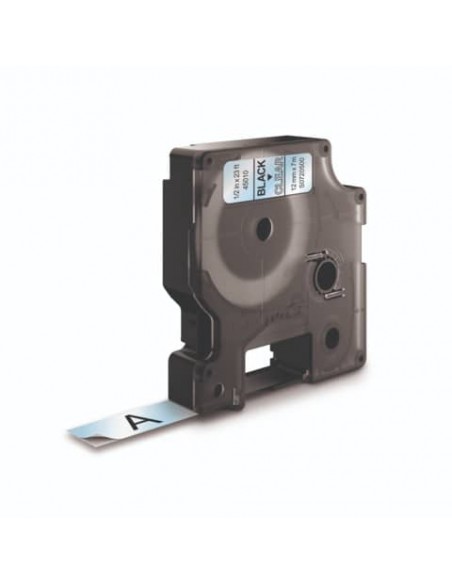 Nastro per etichettatrici Dymo D1 12 mm x 7 m nero/trasparente S0720500
