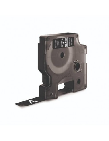 Nastro per etichettatrici Dymo D1 12 mm x 7 m bianco/nero S0720610