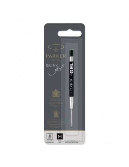 Refill gel Parker nero M  in blister - 1950344