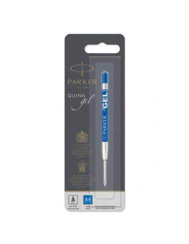 Refill gel Parker blu M  in blister - 1950346