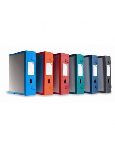 Scatola archivio LEONARDI Combi Box E500 dorso 9 cm grigio grafite - 29