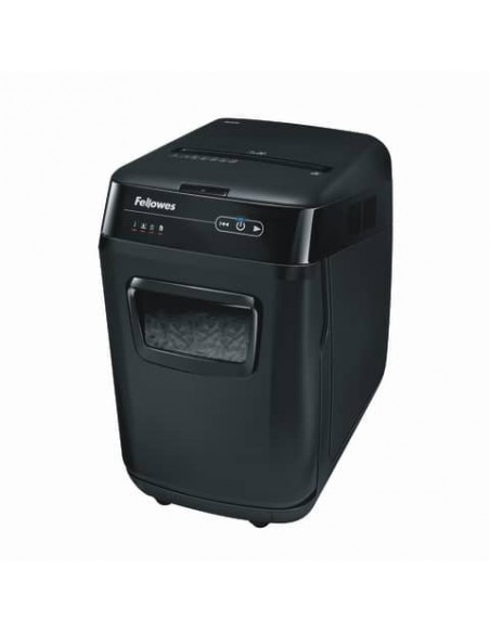 Distruggidocumenti uso moderato FELLOWES AutoMax™ 200C - P-4 - 32 L - taglio a frammenti 4x38 mm - nero - 4653602