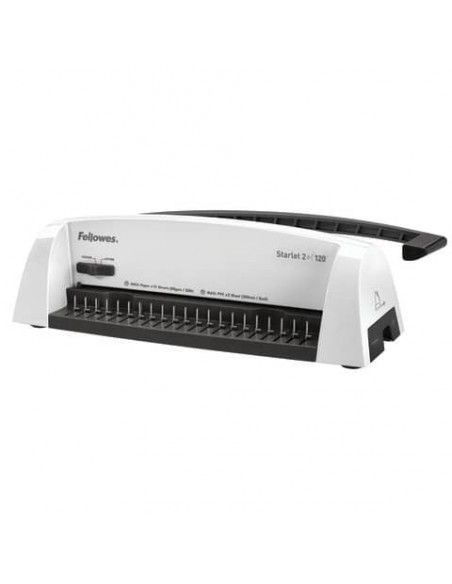 Rilegatrice a dorsi plastici FELLOWES Starlet 2+ 120 capacità di perforazione 12 fogli - 5227901