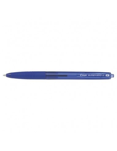 Penne a sfera a scatto Pilot Supergrip G punta F blu 1639