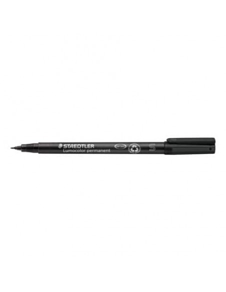 Penna a punta sintetica Staedtler Lumocolor permanent pen 313 S nero 313-9