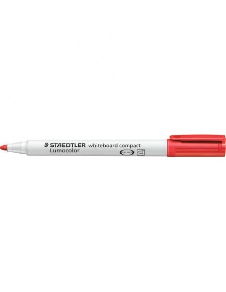 Marcatore per lavagne bianche Staedtler Lumocolor whiteboard compact 341 1-2 mm rosso - 341-2