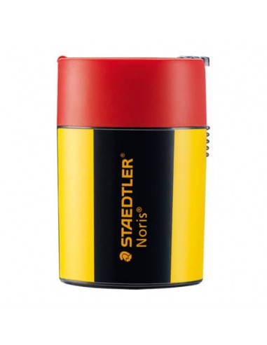 Temperamatite con contenitore Staedtler Noris Design 511 004 giallo-nero 511 004