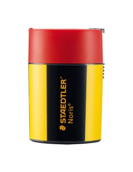 Temperamatite con contenitore Staedtler Noris Design 511 004 giallo-nero 511 004